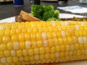 Corn on the Cob with Chili Lime Butter (this one has no cheese)